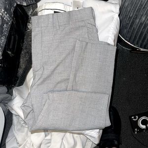 Grey black light material slacks. Perfect for spring . H&M M32R